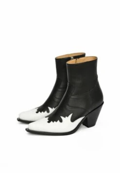 Texas Mini - Enkellaarsjes Met Hoge Hak - Black