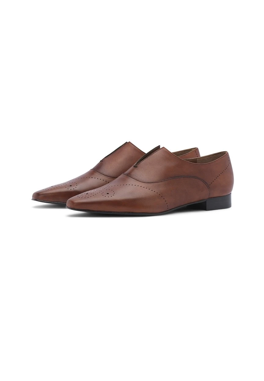 Lottusse Smithson Oxford- Instappers - Brown 4 Lottusse Smithson Oxford- Instappers - Brown - Afbeelding 2