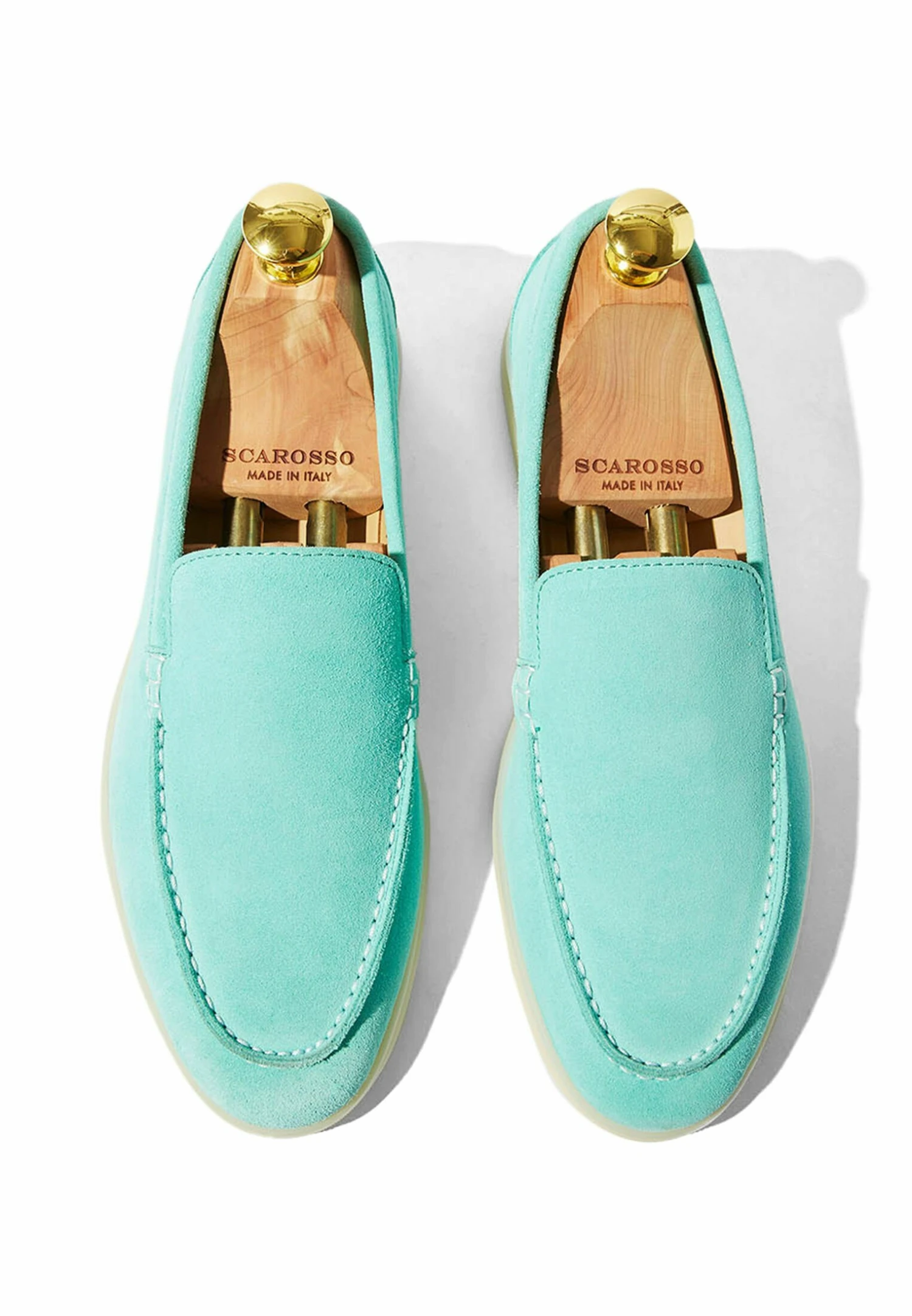 Ludovica- Instappers - TurquoiseSuede 5 Ludovica- Instappers - TurquoiseSuede - Afbeelding 3