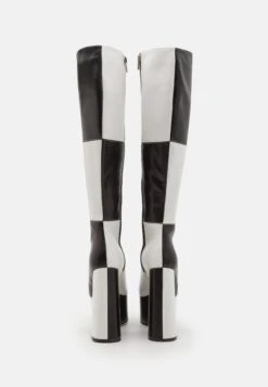 Lamoda Runway - Laarzen Met Hoge Hak - Black/White -Caprice Winkel 24bd1afe7b824e34b803b476bfc024e7