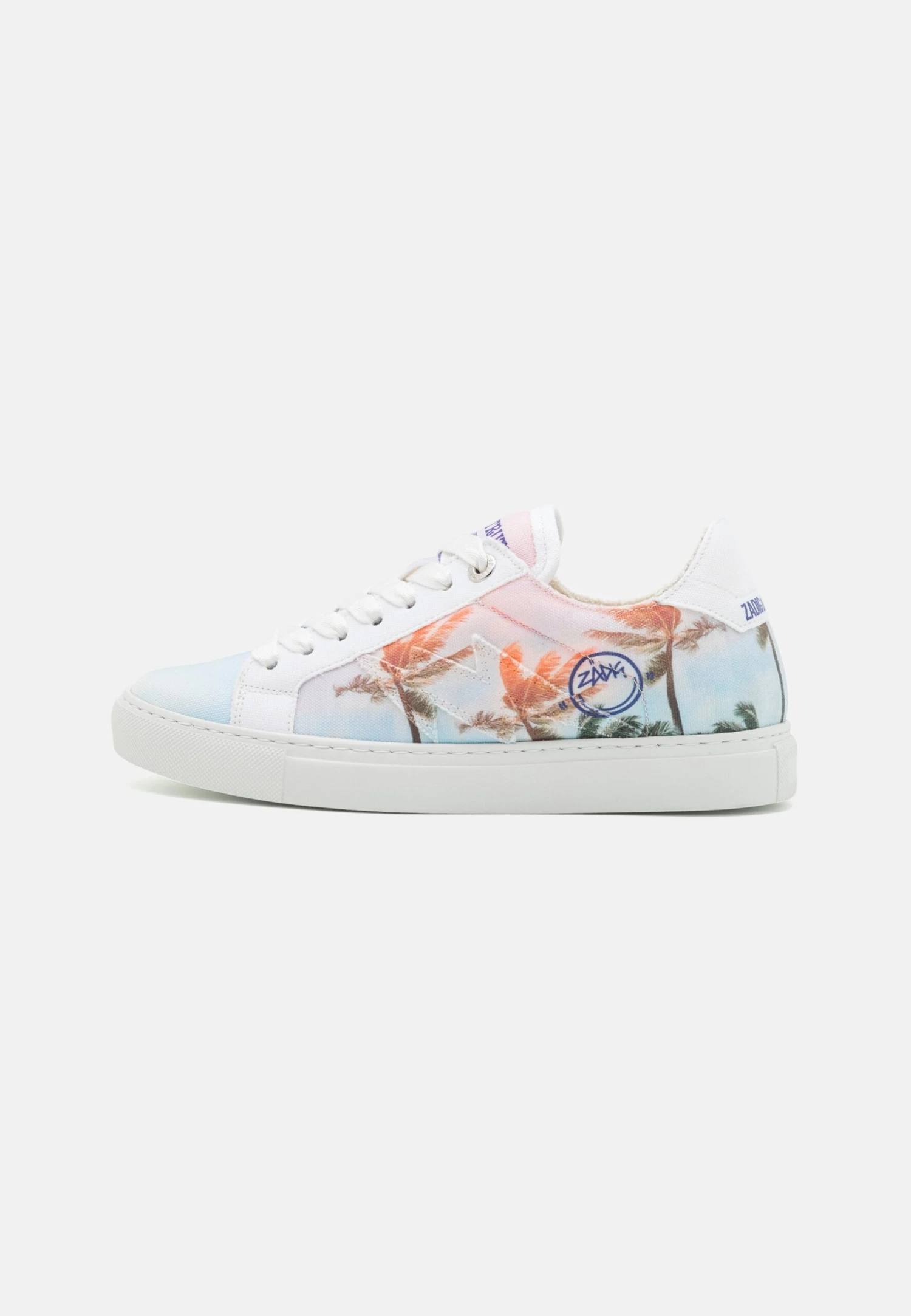 Zadig & Voltaire La Flash Palm Tree- Sneakers Laag - Blanc 4 Zadig & Voltaire La Flash Palm Tree- Sneakers Laag - Blanc - Afbeelding 2