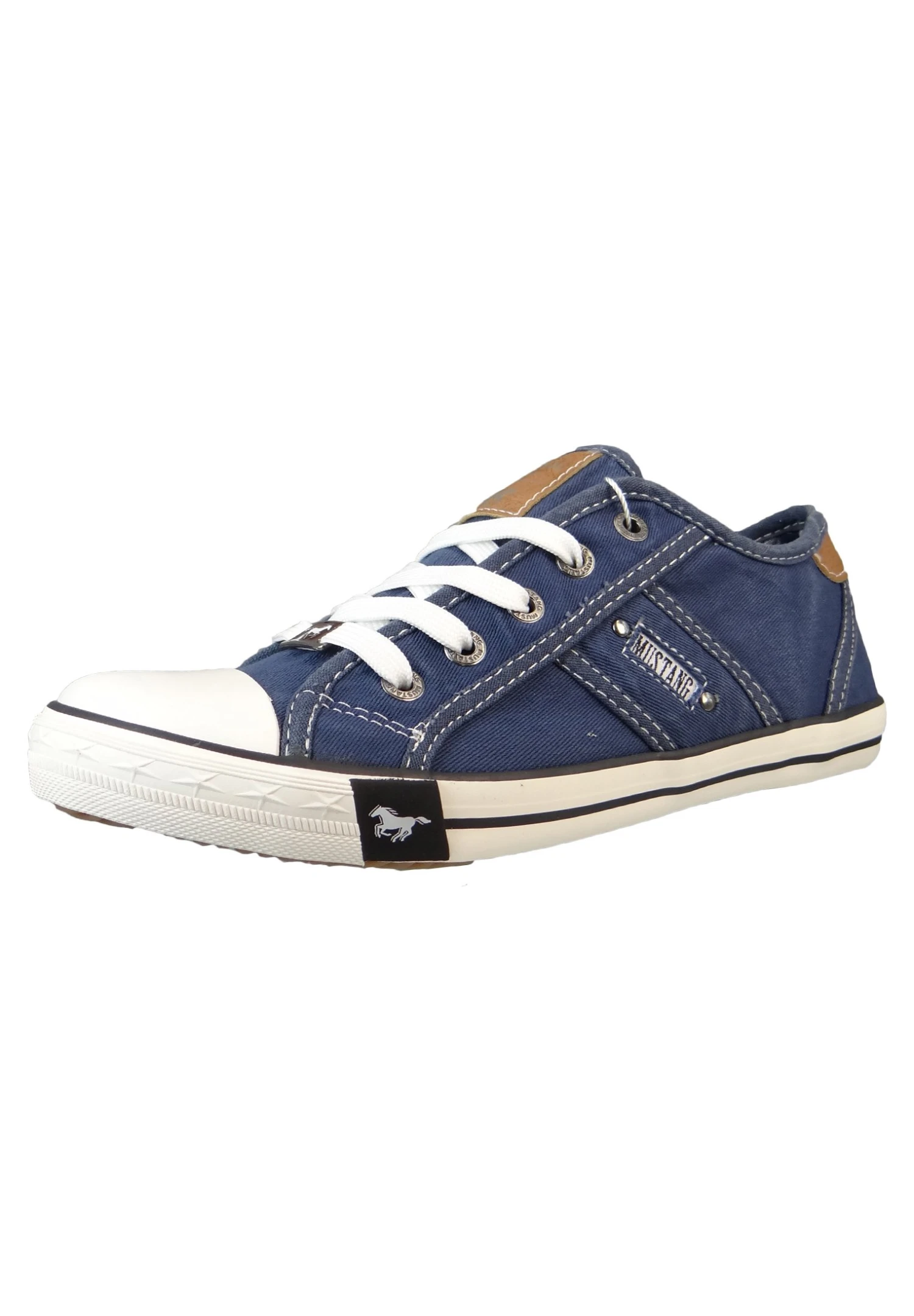 Mustang Sneakers Laag - Jeansblau 4 Mustang Sneakers Laag - Jeansblau - Afbeelding 2