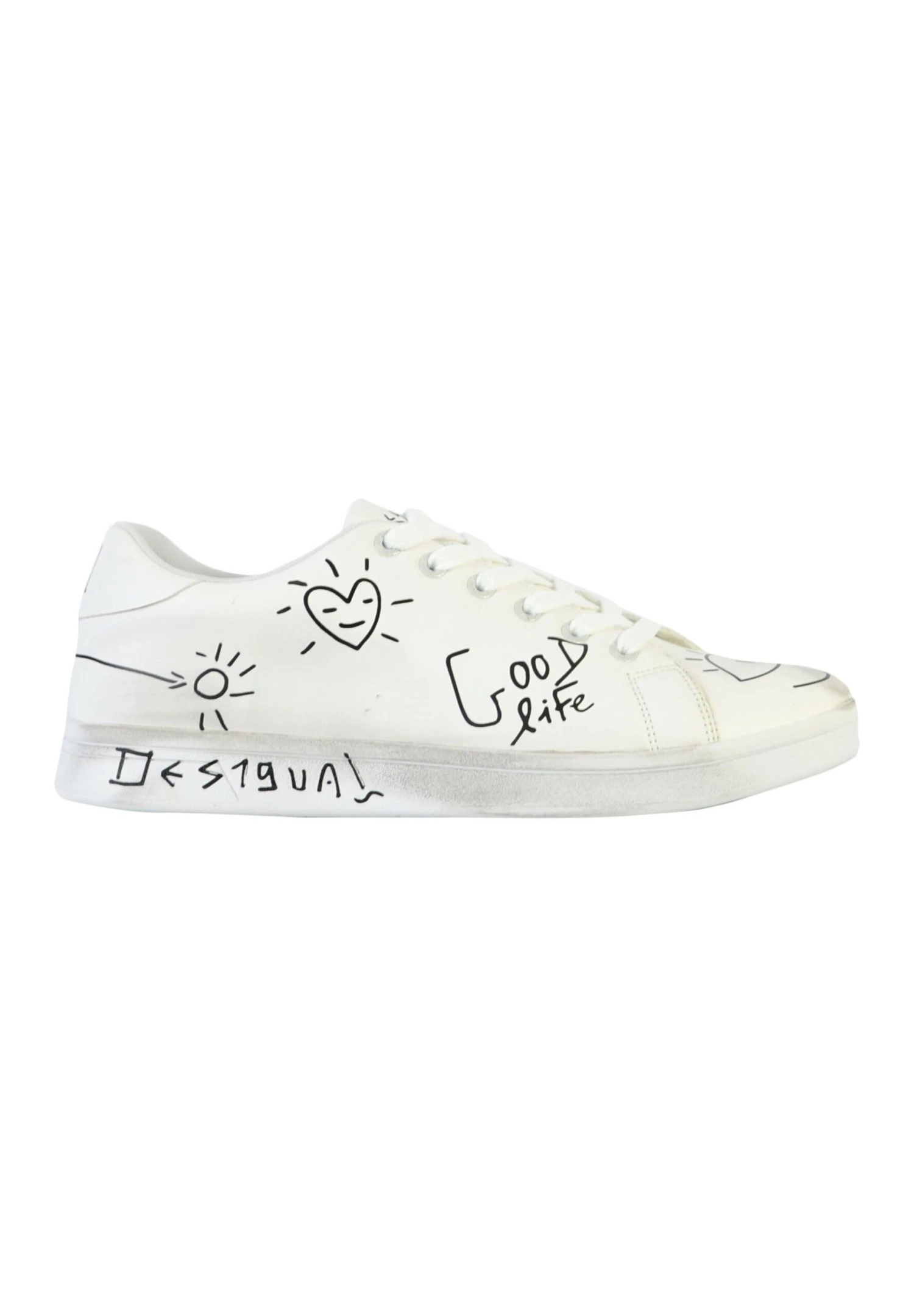 À Lacets Desigual Cosmic Alexis - Sneakers Laag - Blanc 6 À Lacets Desigual Cosmic Alexis - Sneakers Laag - Blanc - Afbeelding 4