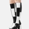 Lamoda Runway - Laarzen Met Hoge Hak - Black/White -Caprice Winkel 5f15afb5da4848f5bc237a36fdb557e8