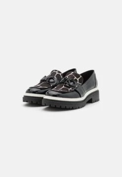 MICHAEL Michael Kors Parker Lug Loafer - Instappers - Black/Optic White -Caprice Winkel 6bd53c89a6914199a52120a9e0e660b9