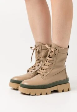 Marc O'Polo Petra - Enkellaarsjes Met Plateauzool - Sand