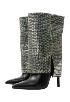 Faina Nally - Laarzen - Schwarz Silber -Caprice Winkel 76bd6718ae714e82a436ce8e1704591e