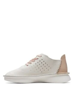 Clarks Velhill Etch - D - Sneakers Laag - Beige