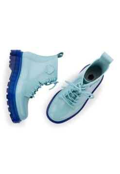 Melissa Possession Lace X & Rolf - Enkellaarsjes Met Plateauzool - Blue -Caprice Winkel 95f00897886f4876bbeb5cbc93695f5f