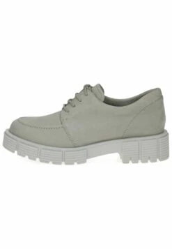 Caprice Sportieve Veterschoenen - Lt Grey Nubuc
