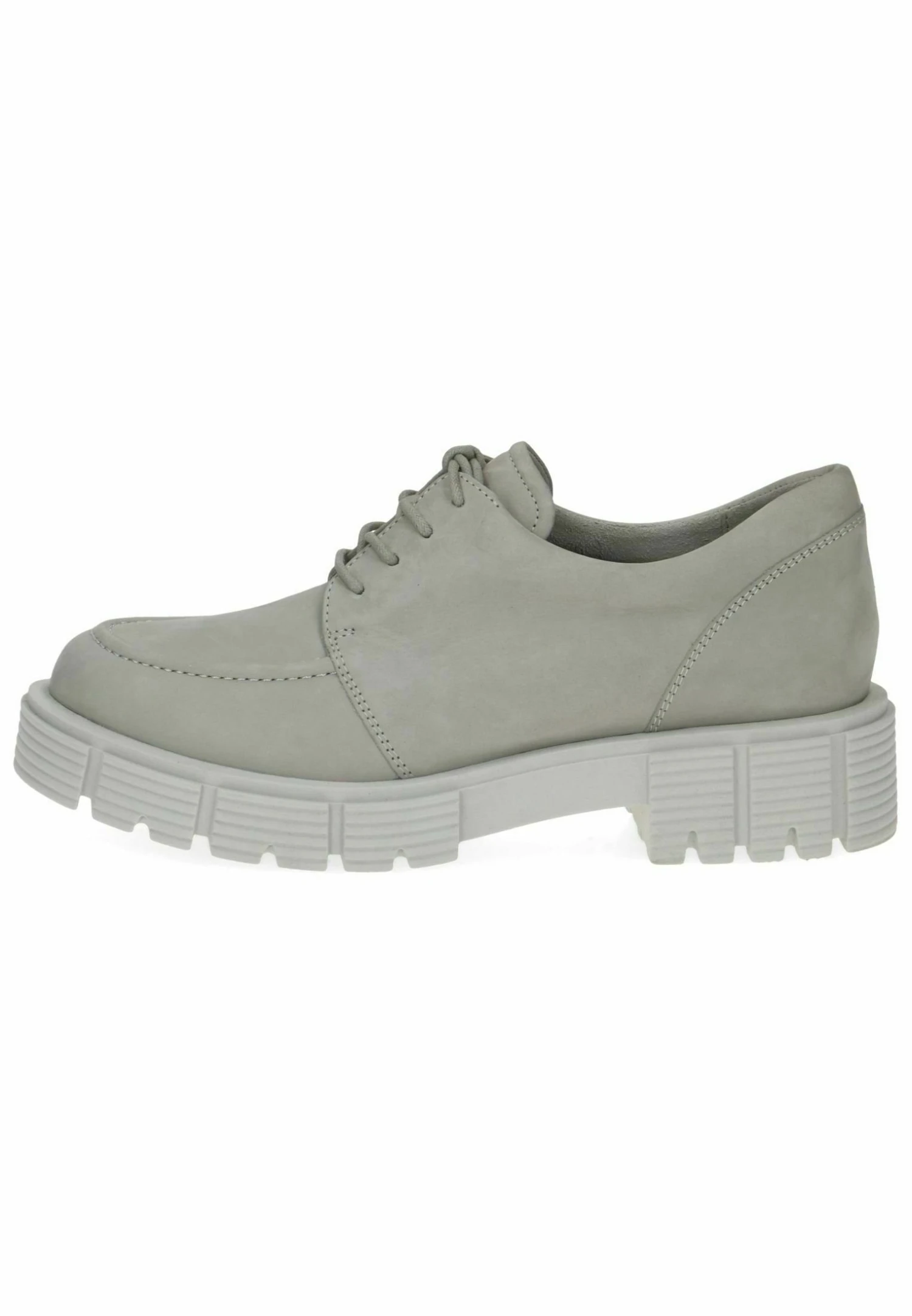 Caprice Sportieve Veterschoenen - Lt Grey Nubuc 3 Caprice Sportieve Veterschoenen - Lt Grey Nubuc