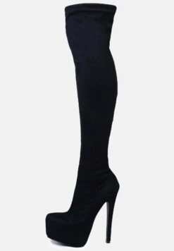 Brinley - Laarzen Met Hoge Hak - Black