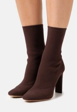 Aldo Delylah - Enkellaarsjes Met Hoge Hak - Dark Brown