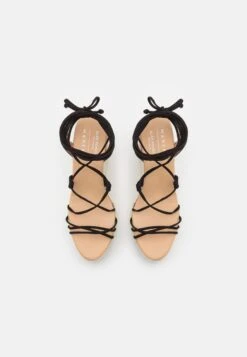 Manebi Lace Up Wedge- Sandalen Met Sleehak - Black -Caprice Winkel be74339a7c294bb68d468b4ab862066e