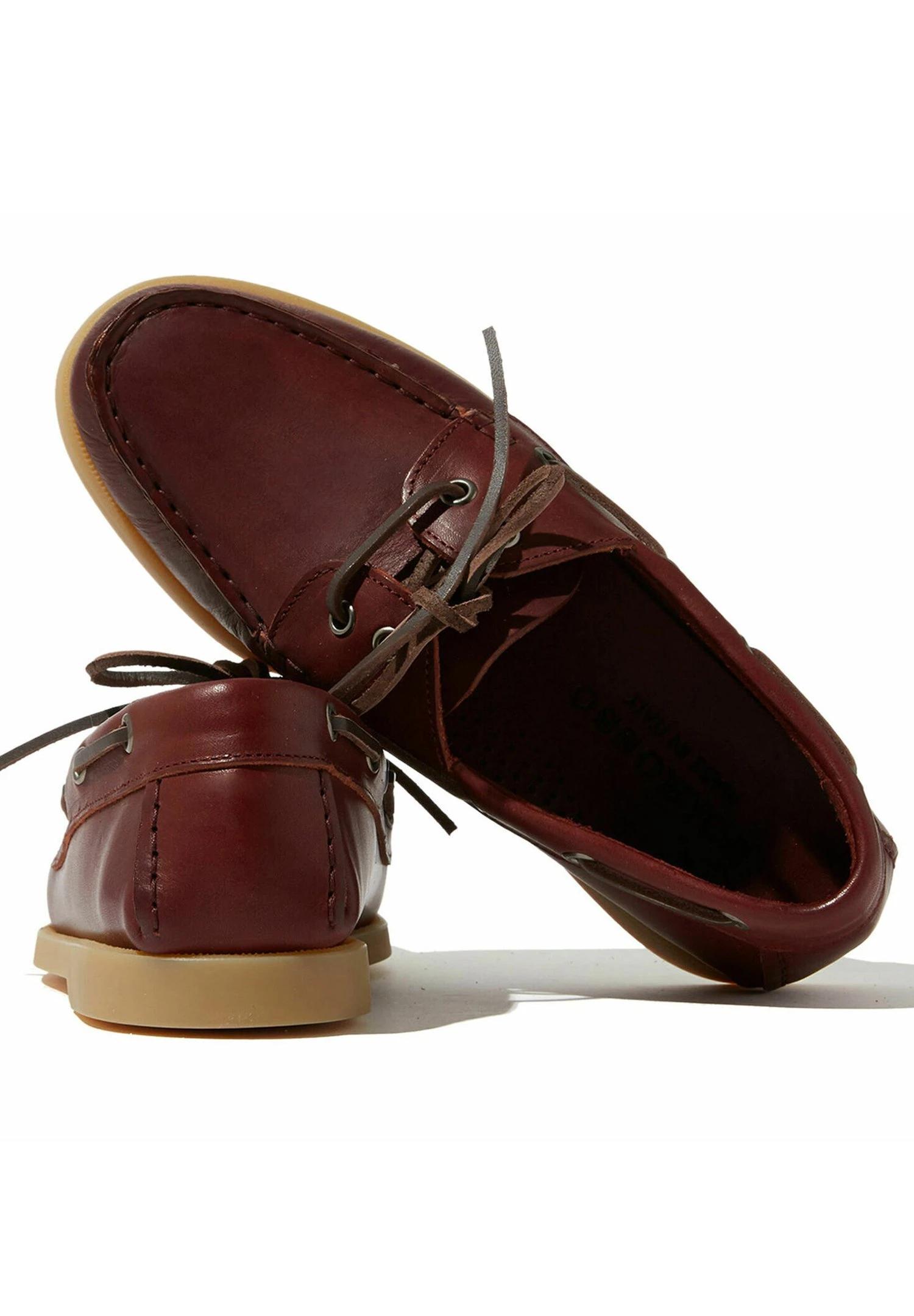 Bootschoenen - Burgundy/Calf 4 Bootschoenen - Burgundy/Calf - Afbeelding 2