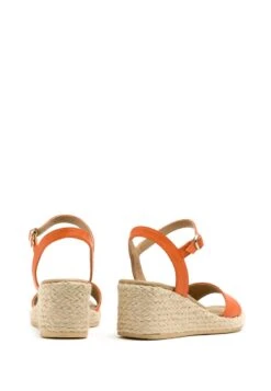 Sandalen Met Sleehak - Pomarańczowy -Caprice Winkel cfe1a285689747f99845454d4eb84427
