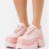 KOI FOOTWEAR Melanie Martinez Ribbon Cake Platform Shoes - Sneakers Laag - Pink/Purple -Caprice Winkel d6b6a58a6f044ce2b74f9e1188305533