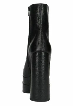 Glänzende- Enkellaarsjes Met Hoge Hak - Black -Caprice Winkel e46a90500bfa4f6aa83ff178dbe78aaf