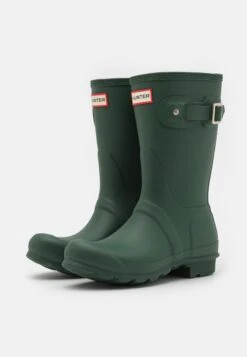 Hunter ORIGINAL Womens Short Boot Vegan - Regenlaarzen - Hunter Green -Caprice Winkel e57b66ab4ad240118ee166c0eba439f7
