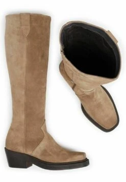 Pavement Dusty Long - Laarzen - Taupe Suede -Caprice Winkel f8172f8fa88f48438d6d4a9dc1e6900a